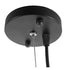GloboStar® SCANDI 01386 Vintage Industrial Κρεμαστό Φωτιστικό Οροφής Μονόφωτο Μαύρο Μεταλλικό Πλέγμα Φ23 x Υ30cm - ledmania.gr