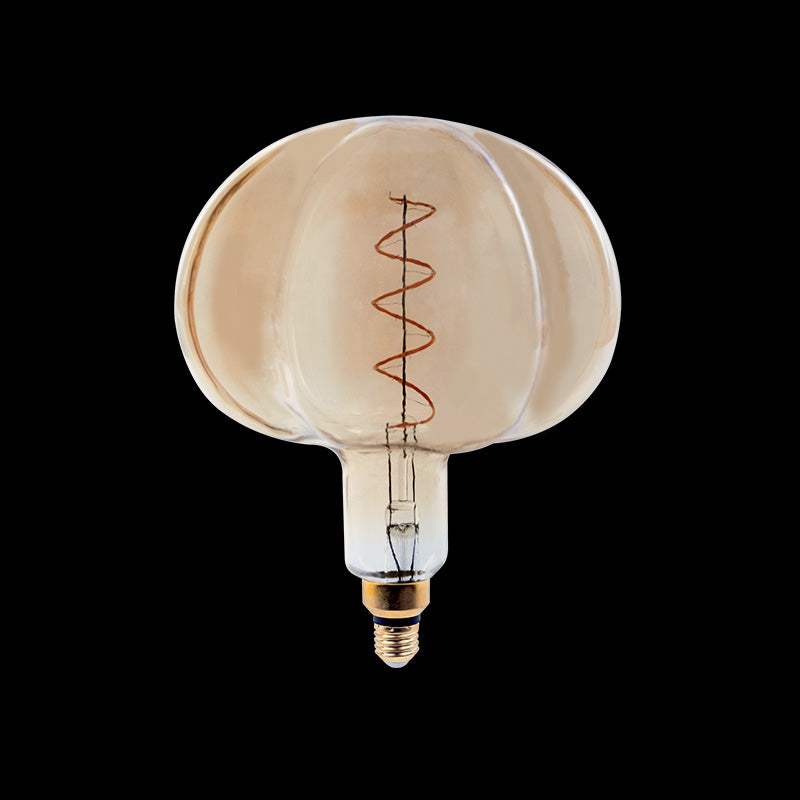 LED ΛΑΜΠΑ VINTAGE ΝΤΙΜΑΡΙΖΟΜΕΝΗ  8W E27 2000K D220 ΜΕΛΙ - ledmania.gr