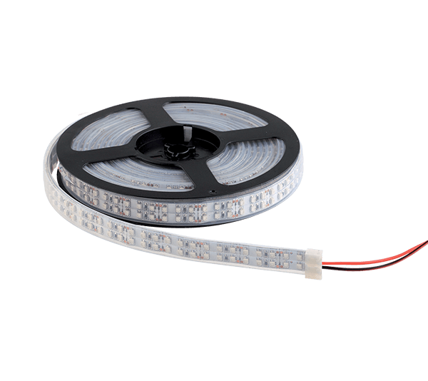 LED ΤΑΙΝΙΑ LED1200 3528 12V/DC IP65 2X120 τεμ./m. ΛΕΥΚΟ ΘΕΡΜΟ 1μέτρο - ledmania.gr