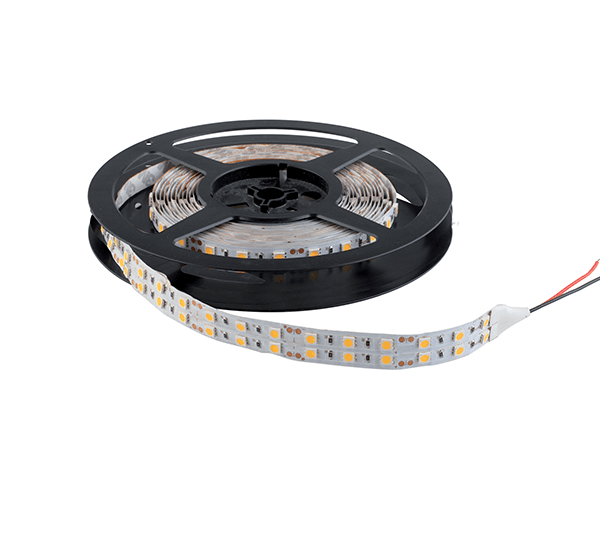 LED ΤΑΙΝΙΑ LED600 5050 12V/DC IP20 2X60 τεμ./m. ΛΕΥΚΟ ΘΕΡΜΟ 1μέτρο - ledmania.gr