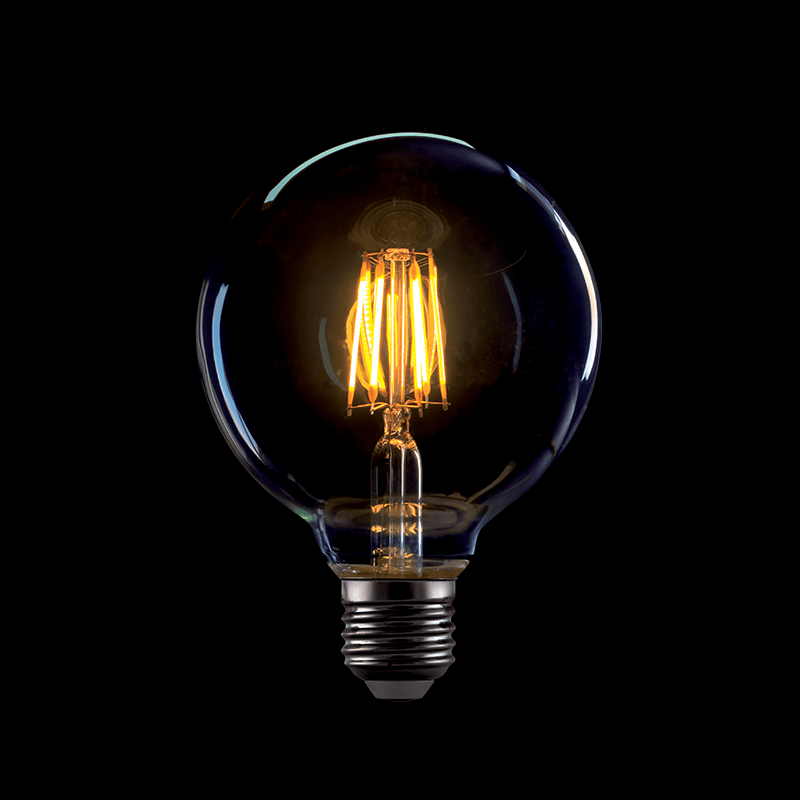 LED ΛΑΜΠΑ VINTAGE ΝΤΙΜΑΡΙΖΟΜΕΝΗ G95-8W E27 2800-3200K - ledmania.gr