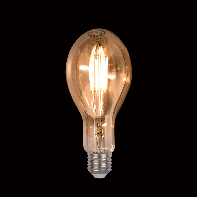 LED ΛΑΜΠΑ VINTAGE ΝΤΙΜΑΡΙΖΟΜΕΝΗ 8W E27 D110 2800-3200K ΜΕΛΙ - ledmania.gr