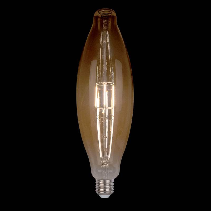 LED ΛΑΜΠΑ VINTAGE ΝΤΙΜΑΡΙΖΟΜΕΝΗ  8W E27 2800-3200K ΜΕΛΙ D:125 - ledmania.gr