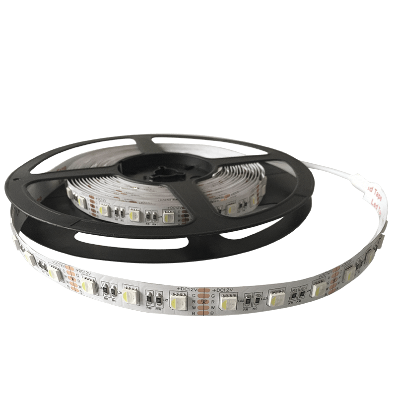 ΤΑΙΝΙΑ LED 5050 14,4W/M 12V/DC IP20 60PCS/1M RGB+W - ledmania.gr