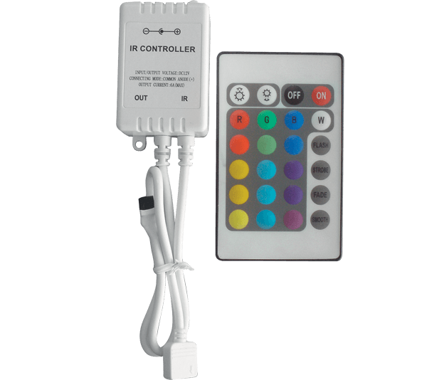 LEDRGB ΚΟΝΤΡΟΛΕΡ 12V, 10A ΜΕ ΥΠΕΡΥΘΡΗ ΔΙΑΧΕΙΡΙΣΗ - ledmania.gr