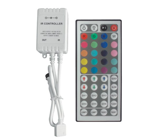 LED RGB ΚΟΝΤΡΟΛΕΡ 12V, 10A ΜΕ ΥΠΕΡΥΘΡΗ ΔΙΑΧΕΙΡΙΣΗ - ledmania.gr
