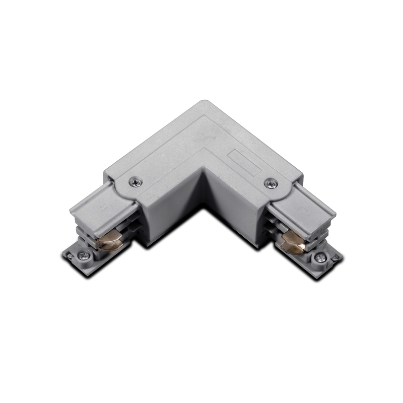 GREY 90° CORNER SUPPLY 4 WIRES LEFT - ledmania.gr