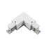 WHITE 90° CORNER SUPPLY 4 WIRES LEFT - ledmania.gr