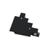 BLACK 90º CONNECTOR FOR 4 WIRE RECESSED - ledmania.gr