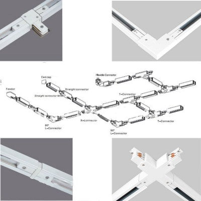 WHITE POWER SUPPLY  FOR 4 WIRE RECESSED - ledmania.gr