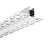 LATE MINI TRIMLESS ALUMINUM PROFILE 2M/PC WITH OPAL PC DIFFUSER, WITHOUT END CAPS & ACCESSORIES - ledmania.gr