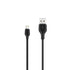 XO NB103 CABLE LIGHTNING 1M 2.1A BLACK - ledmania.gr