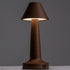 GloboStar® MOLLY 76519 Μοντέρνο Επιτραπέζιο Φωτιστικό Πορτατίφ LED 1.5W 105lm 120° DC 5V Επαναφορτιζόμενο με Μπαταρία Li-ion 1800mAh - Διακόπτη Αφής με 3 Εντάσεις Φωτισμού Θερμό Λευκό 2700K Dimmable - Φ10 x 23cm - Σκούρο Καφέ - ledmania.gr