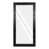 GloboStar® MAKEUP MIRROR-160x80-5 Μοντέρνος Καθρέπτης Μακιγιάζ με Πλαίσιο Φυσικού Ξύλου με Διακόπτη On/Off 20 x E27 AC220-240V - Μ80 x Π7 x Υ160cm - Μαύρος Έβενος - ledmania.gr