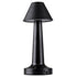 GloboStar® MOLLY 76515 Μοντέρνο Επιτραπέζιο Φωτιστικό Πορτατίφ LED 1.5W 105lm 120° DC 5V Επαναφορτιζόμενο με Μπαταρία Li-ion 1800mAh - Διακόπτη Αφής με 3 Εντάσεις Φωτισμού Θερμό Λευκό 2700K Dimmable - Φ10 x 23cm - Μαύρο - ledmania.gr