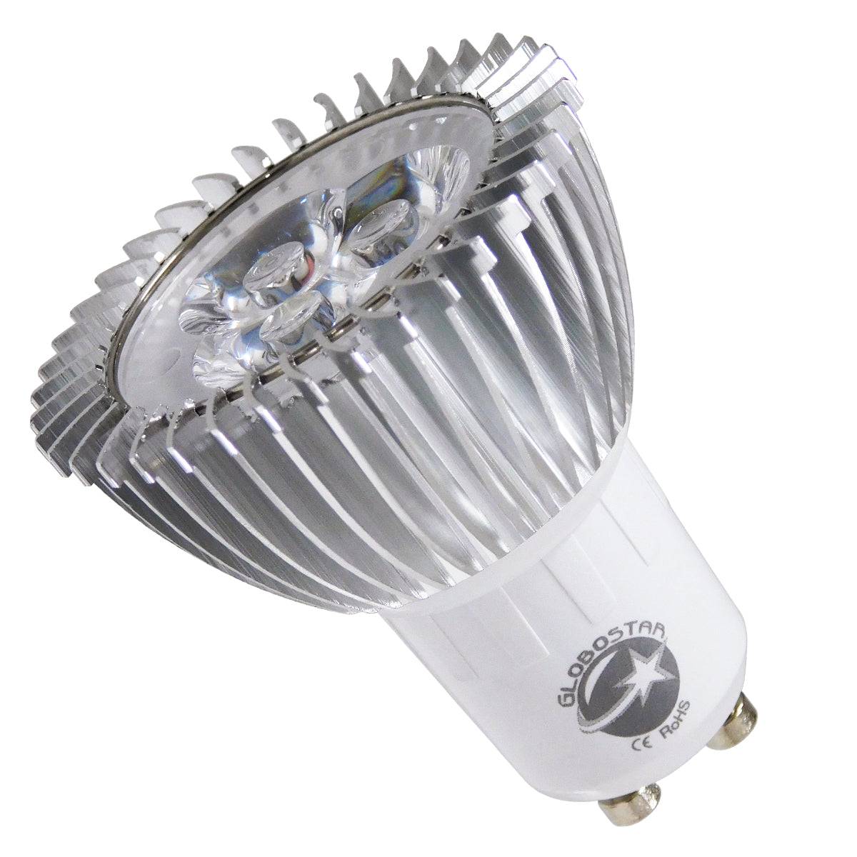 GloboStar® 76040 Λάμπα GU10 Spot LED 3W 300lm 45° AC 85-265V Ψυχρό Λευκό 6000K Dimmable - ledmania.gr