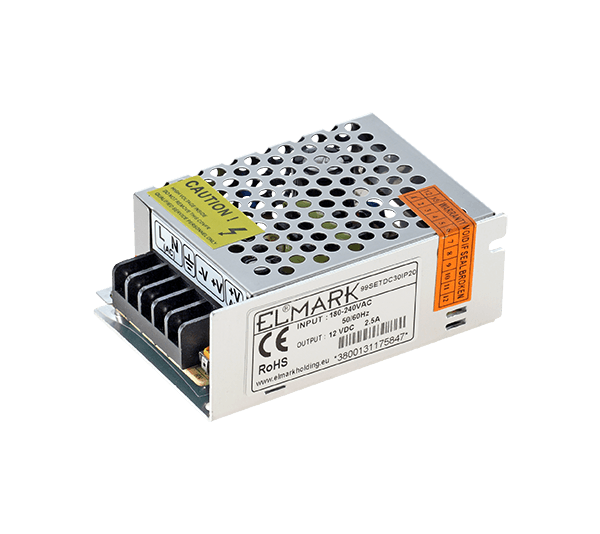 SETDC36 ΤΡΟΦΟΔΟΤΙΚΟ 36W 230VAC/12VDC - ledmania.gr