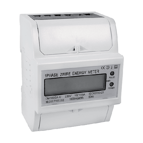 kWh METER EL-100SA-U 10(100)A 230V ONE TARIFF - ledmania.gr