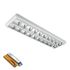 LENA-V ΜΕ LED (1200MM) 2X18W 6400K ΕΞΩΤΕΡΙΚΟ 1230X330mm ΜΕ ΜΠΛΟΚ - ledmania.gr