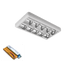 LENA-V ΜΕ LED (600MM) 2X9W 4000K ΕΞΩΤΕΡΙΚΟ 630X330mm ΜΕ ΜΠΛΟΚ - ledmania.gr