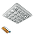 LENA-V ΜΕ LED (600MM) 4X9W 4000K ΕΞΩΤΕΡΙΚΟ 630X630mm ΜΕ ΜΠΛΟΚ - ledmania.gr
