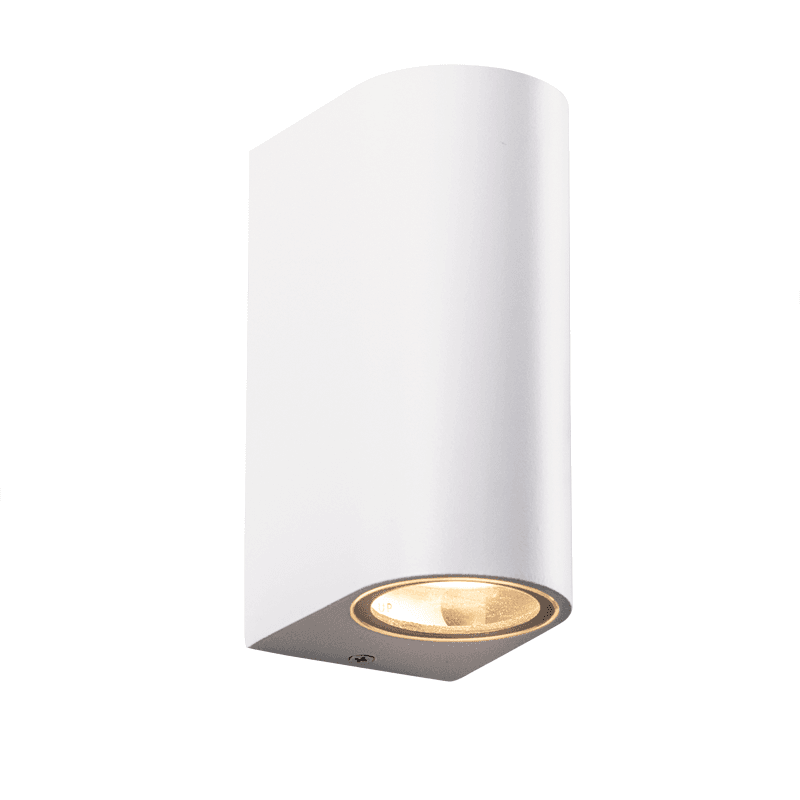 ^GU10 WALL LUMINAIRE 230V AC MATT WHITE IP54 MAX.2X35W - ledmania.gr