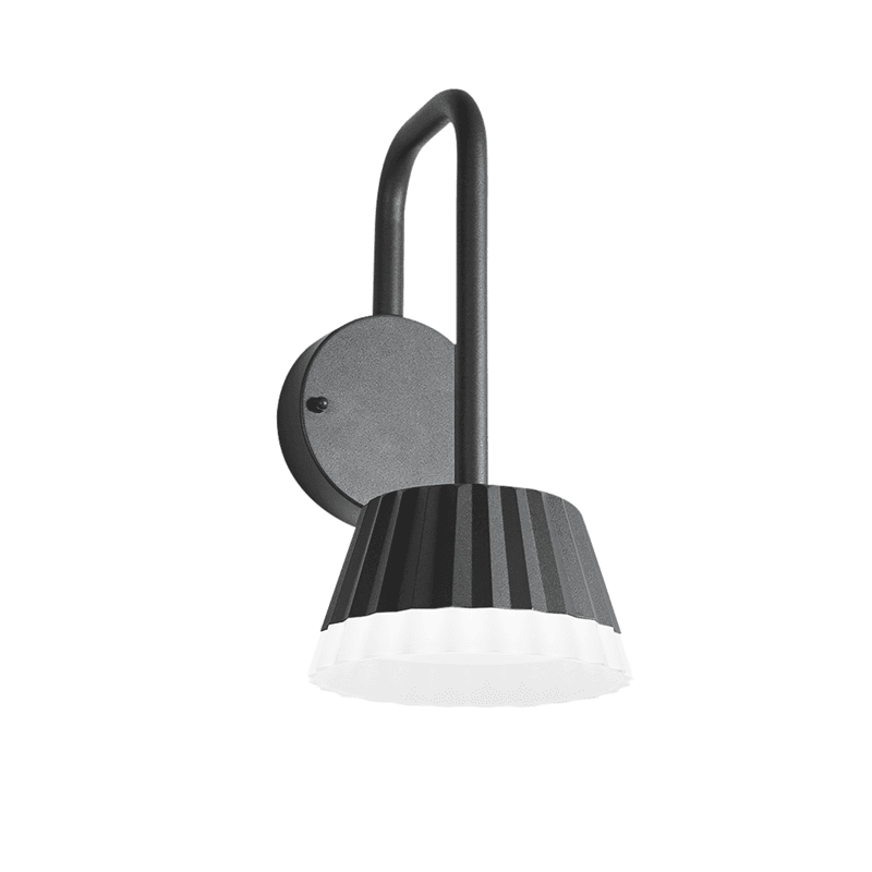 ^LED SMD WALL LUMINAIRE 10W 400LM 85° 230V AC 3.000K DARK GREY CRI80 IP54 30.000HRS - ledmania.gr