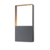 ^LED SMD WALL LUMINAIRE 4W 240LM 200° 230V AC 3.000K DARK GREY CRI80 IP54 30.000HRS - ledmania.gr