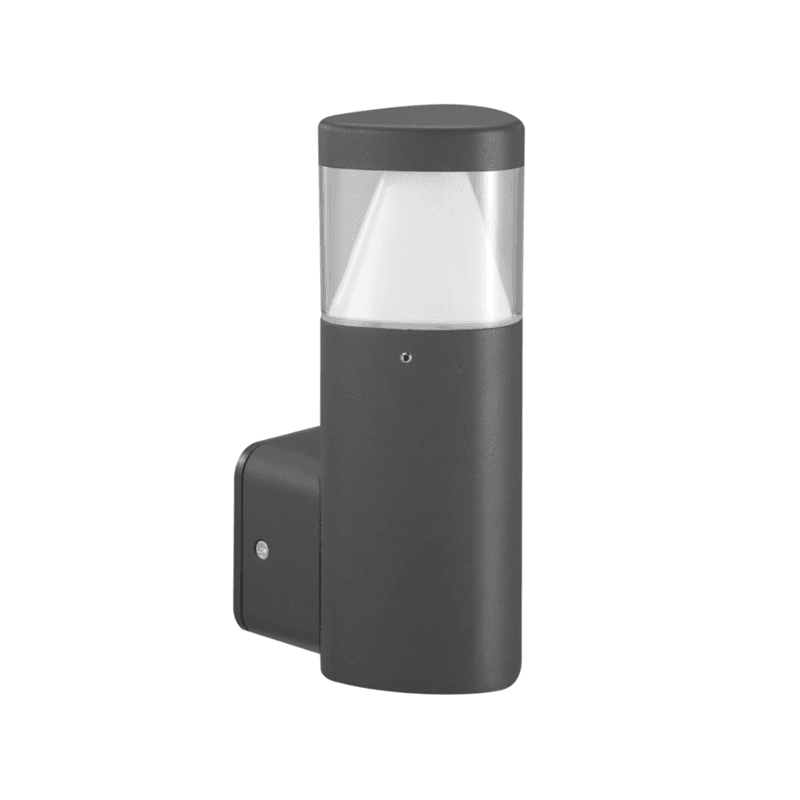 ^LED SMD WALL LUMINAIRE 7W 410LM 340° 230V AC 3.000K DARK GREY CRI80 IP54 30.000HRS - ledmania.gr