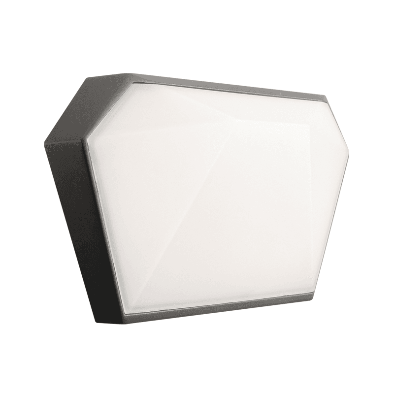 ^LED SMD WALL LUMINAIRE 10W 400LM 120° 230V AC 3.000K DARK GREY CRI80 IP65 30.000HRS - ledmania.gr