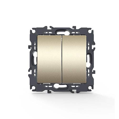 PRIME ΔΙΑΚΟΠΤΗΣ ΚΟΜΜΥΤΑΤΕΡ ΜΕ ΚΛΙΠ 1+1P 10AX 250VAC IP20 MAT ΣΑΜΠΑΝΙΖΕ - ledmania.gr