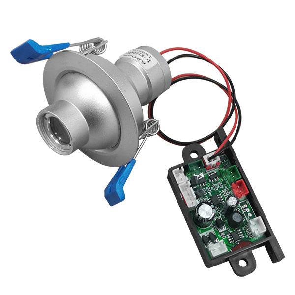 Επαγγελματικό Χωνευτό Προβολάκι Laser 2° 80Mw 532Nm Φ7cm 12V Πράσινο GloboStar 51138 - ledmania.gr