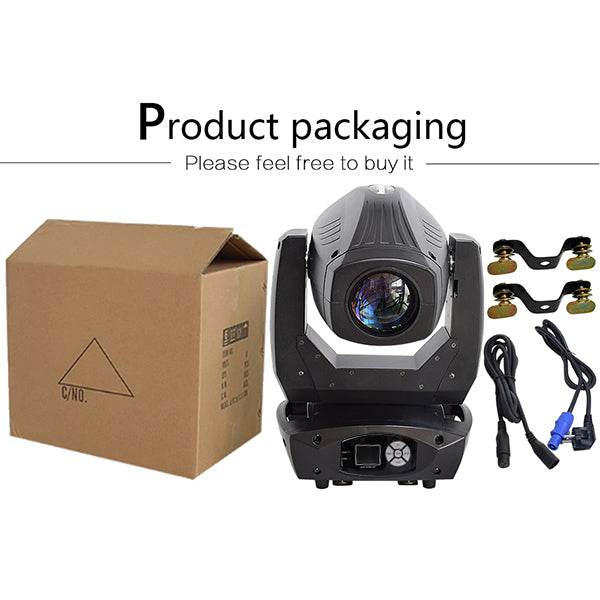 Κινούμενη Ρομποτική Κεφαλή Cyclop PRO 4in1 BEAM - WASH - SPOT - ZOOM 7°-21° 1*200 Watt White 7500K OSRAM LED RGBW 230V DMX512 GloboStar 51154 - ledmania.gr