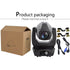 Κινούμενη Ρομποτική Κεφαλή Cyclop PRO 4in1 BEAM - WASH - SPOT - ZOOM 7°-21° 1*200 Watt White 7500K OSRAM LED RGBW 230V DMX512 GloboStar 51154 - ledmania.gr
