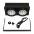 Προβολέας LED COB DMX512 Strobe Blinder Matrix Light 200 Watt (2x100w) Ψυχρό Λευκό 6000k GloboStar 51162 - ledmania.gr