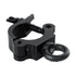 GloboStar® CLAMPS 51182 Επαγγελματικός Γάντζος Hook Αλουμινίου Ύψηλης Αντοχής για Κρέμαση, Στήριξη & Τοποθέτηση Προϊόντων Stage σε Τράσες - Μ16 x Π12 x Υ3cm - Μαύρο - ledmania.gr