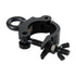 GloboStar® CLAMPS 51182 Επαγγελματικός Γάντζος Hook Αλουμινίου Ύψηλης Αντοχής για Κρέμαση, Στήριξη & Τοποθέτηση Προϊόντων Stage σε Τράσες - Μ16 x Π12 x Υ3cm - Μαύρο - ledmania.gr