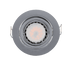 LED ΣΠΟΤ ΜΕΤΑΛΛΙΚΟ ΣΤΡΟΓΓΥΛΟ PAR 16 5.5W 2700-3000K ΧΡΩΜΙΟ - ledmania.gr
