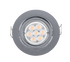 LED ΣΠΟΤ ΜΕΤΑΛΛΙΚΟ ΣΤΡΟΓΓΥΛΟ HIGH POWER 6W 4000-4300K ΧΡΩΜΙΟ - ledmania.gr