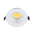 LED ΣΠΟΤ ΠΛΑΣΤΙΚΟ ΣΤΡΟΓΓΥΛΟ COB 7W 4000-4300K ΛΕΥΚΟ - ledmania.gr