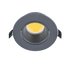 LED ΣΠΟΤ ΠΛΑΣΤΙΚΟ ΣΤΡΟΓΓΥΛΟ COB 7W 2700-3000K ΓΡΑΦΙΤΗΣ - ledmania.gr