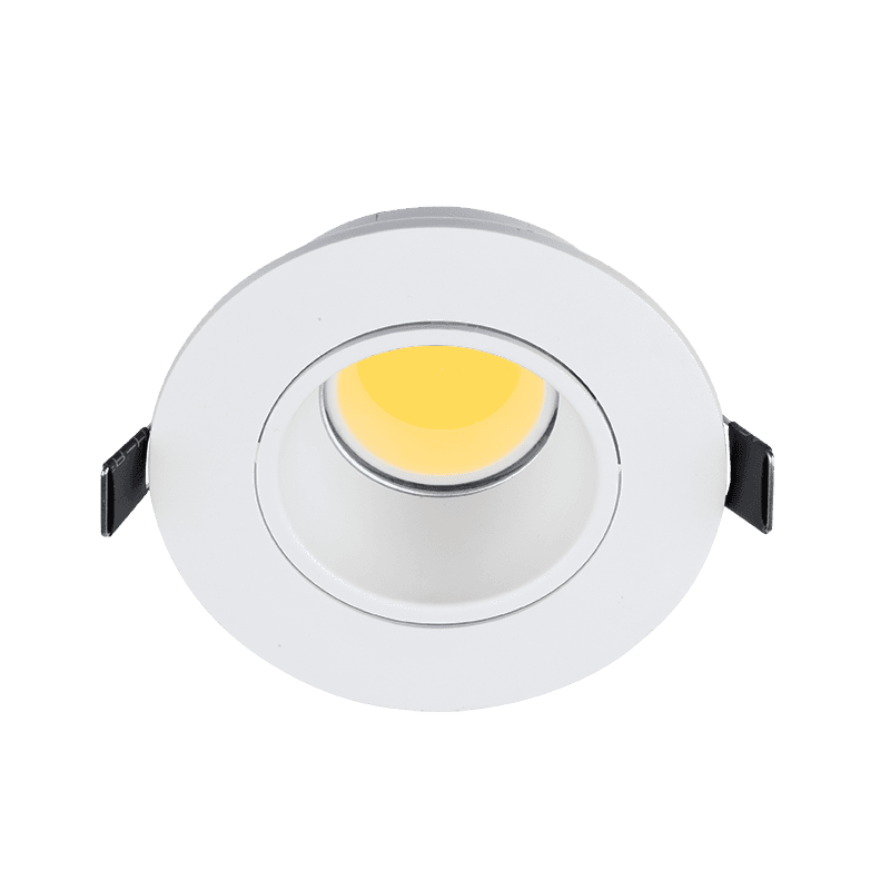 LED ΣΠΟΤ ΠΛΑΣΤΙΚΟ ΣΤΡΟΓΓΥΛΟ COB 7W 2700-3000K ΛΕΥΚΟ - ledmania.gr