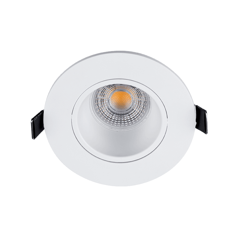 LED ΣΠΟΤ ΠΛΑΣΤΙΚΟ ΣΤΡΟΓΓΥΛΟ PAR 16 COB 7W 2700-3000K ΛΕΥΚΟ - ledmania.gr