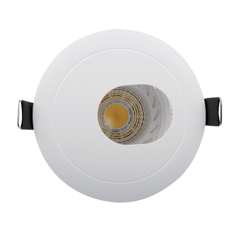 LED ΣΠΟΤ ΠΛΑΣΤΙΚΟ ΣΤΡΟΓΓΥΛΟ ΣΤΑ ΠΛΑΓΙΑ PAR 16 COB 7W 2700-3000K ΛΕΥΚΟ - ledmania.gr