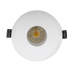 LED ΣΠΟΤ ΠΛΑΣΤΙΚΟ ΣΤΡΟΓΓΥΛΟ ΣΤΗ ΜΕΣΗ PAR 16 COB 7W 2700-3000K ΛΕΥΚΟ - ledmania.gr