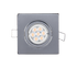 LED ΣΠΟΤ ΜΕΤΑΛΛΙΚΟ ΤΕΤΡΑΓΩΝΟ HIGH POWER 6W 2700-3000K ΝΙΚΕΛ ΜΑΤ - ledmania.gr