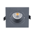 LED ΣΠΟΤ ΠΛΑΣΤΙΚΟ ΤΕΤΡΑΓΩΝΟ PAR 16 COB 7W 4000-4300K ΓΡΑΦΙΤΗΣ - ledmania.gr
