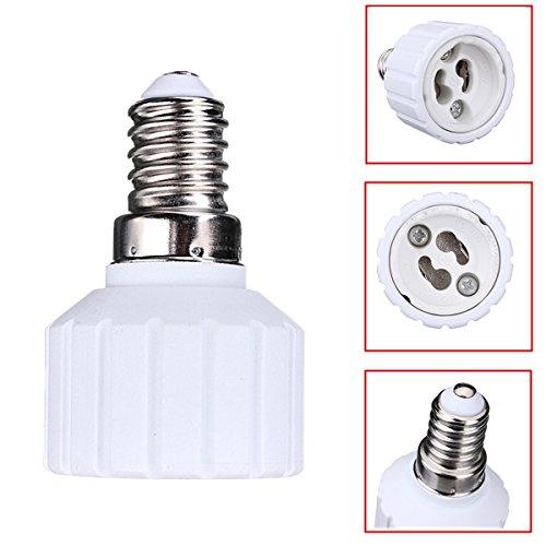 Πλαστικός Αντάπτορας από E14 σε GU10 GloboStar 77796 - ledmania.gr
