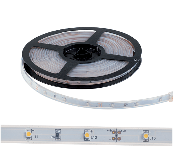LED ΤΑΙΝΙΑ LED150 3528 12V DC IP65 30 τεμ./m. ΛΕΥΚΟ ΘΕΡΜΟ - ledmania.gr