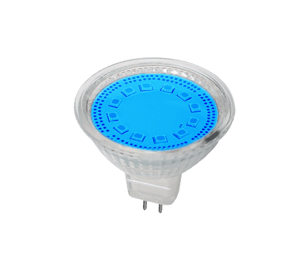LED ΛΑΜΠΤΗΡΑΣ MR16 SMD2835 3W G5,3 230V 3000K ΜΠΛΕ - ledmania.gr
